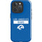 NFL Los Angeles Rams Blue Performance Series iPhone 16 Pro Max Impact Case