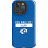 NFL Los Angeles Rams Blue Performance Series iPhone 16 Pro Max Impact Case