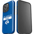 NFL Los Angeles Rams Blue Performance Series iPhone 16 Pro Max Impact Case