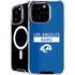 NFL Los Angeles Rams Blue Performance Series iPhone 16 Pro Max MagSafe Case