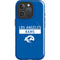 NFL Los Angeles Rams Blue Performance Series iPhone 16 Pro Max Magsafe Impact Case