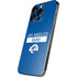 NFL Los Angeles Rams Blue Performance Series iPhone 16 Pro Skin