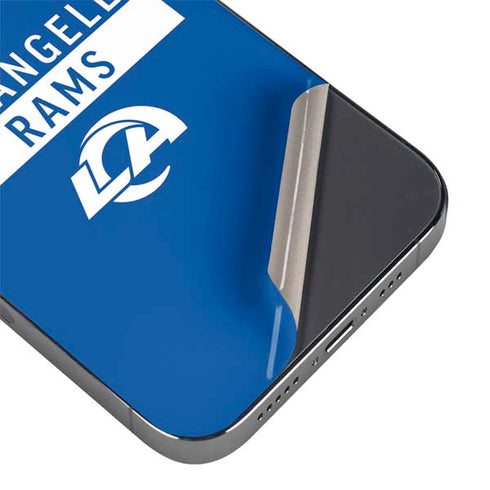 NFL Los Angeles Rams Blue Performance Series iPhone 16 Pro Skin