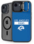 NFL Los Angeles Rams Blue Performance Series iPhone 16e Kickstand Case