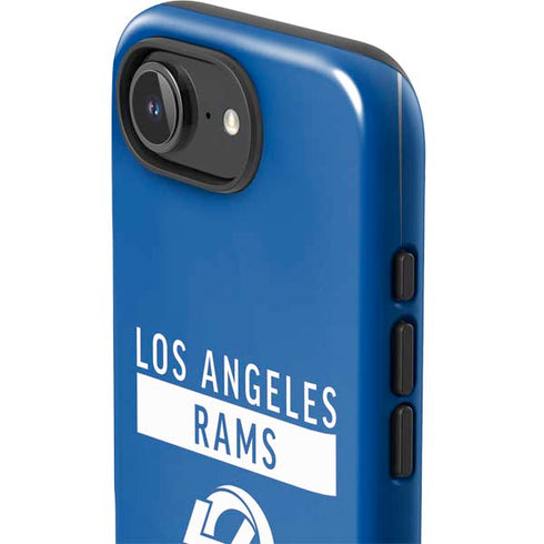 NFL Los Angeles Rams Blue Performance Series iPhone 16e Impact Case