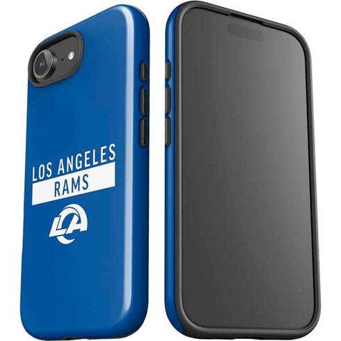 NFL Los Angeles Rams Blue Performance Series iPhone 16e Impact Case