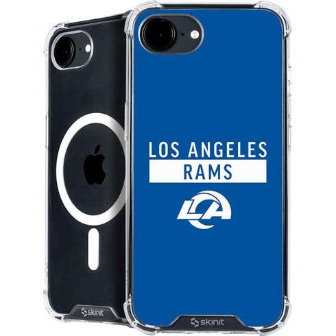 NFL Los Angeles Rams Blue Performance Series iPhone 16e MagSafe Case