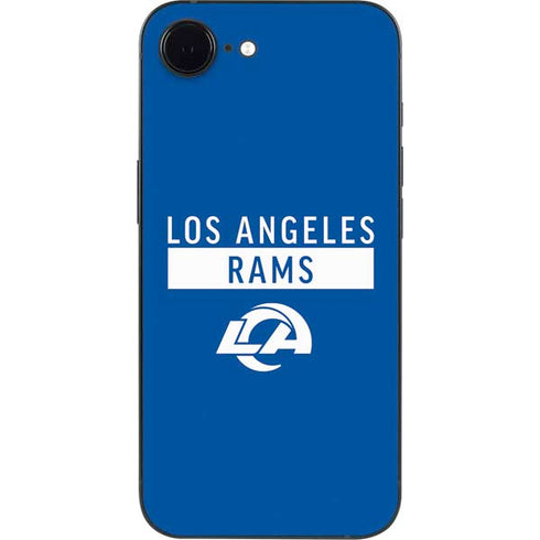 NFL Los Angeles Rams Blue Performance Series iPhone 16e Skin