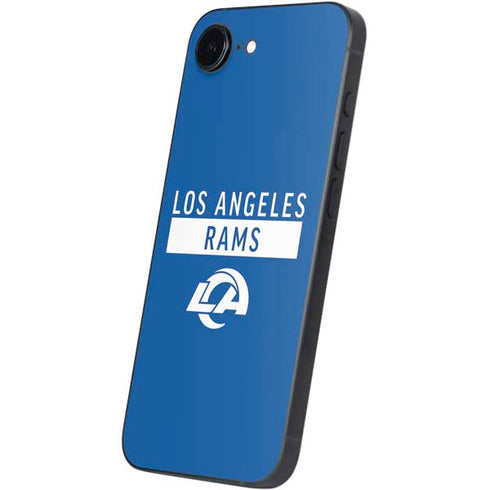 NFL Los Angeles Rams Blue Performance Series iPhone 16e Skin