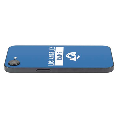 NFL Los Angeles Rams Blue Performance Series iPhone 16e Skin