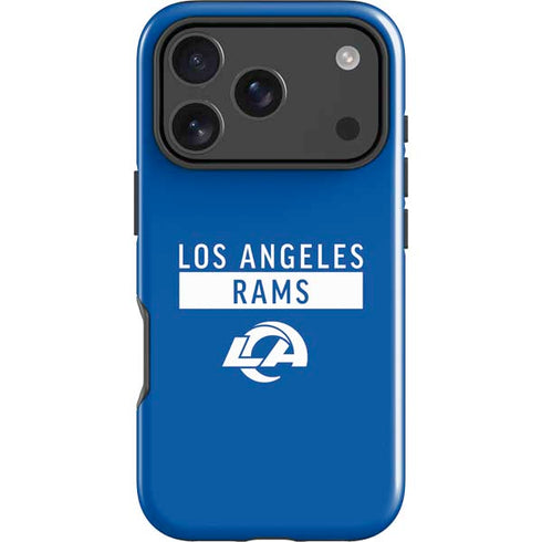 NFL Los Angeles Rams Blue Performance Series iPhone 18 Pro Impact Case