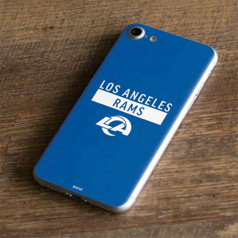 NFL Los Angeles Rams Blue Performance Series iPhone 8 Skin
