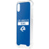 NFL Los Angeles Rams Blue Performance Series iPhone XS Clear Case