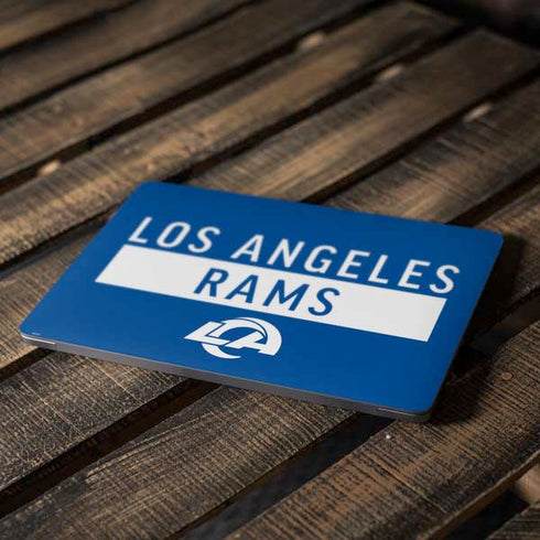 NFL Los Angeles Rams Blue Performance Series Apple MacBook Air Skin