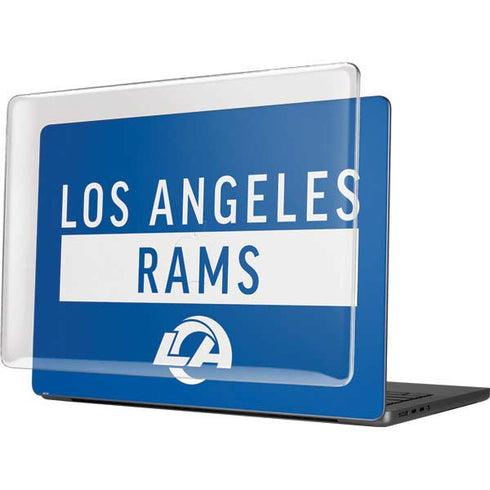 NFL Los Angeles Rams Blue Performance Series MacBook Pro 14in (2021-24) Case plus Skin