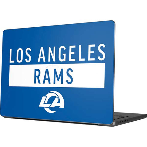 NFL Los Angeles Rams Blue Performance Series Apple MacBook Pro 14-inch Skin