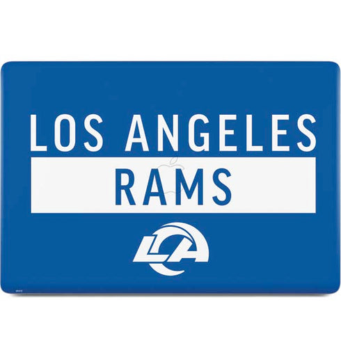 NFL Los Angeles Rams Blue Performance Series MacBook Skins