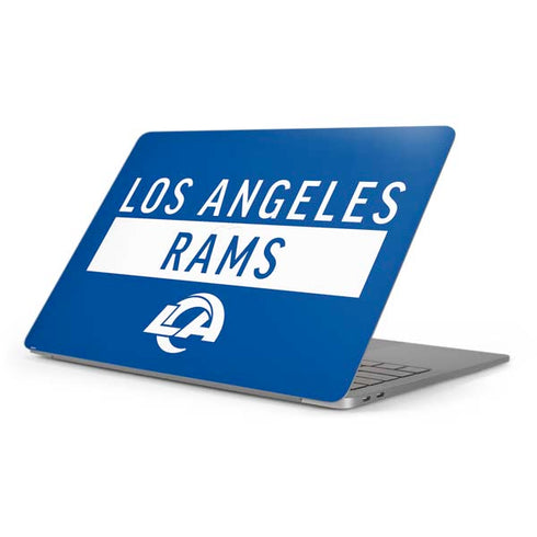 NFL Los Angeles Rams Blue Performance Series Apple MacBook Pro 16-inch Skin