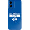 NFL Los Angeles Rams Blue Performance Series Moto G Play 4G (2024) Skin