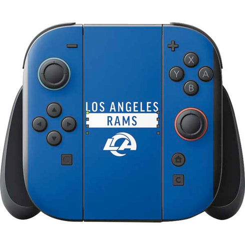 NFL Los Angeles Rams Blue Performance Series Nintendo Switch 2 (2025) with Joy-Con Skin