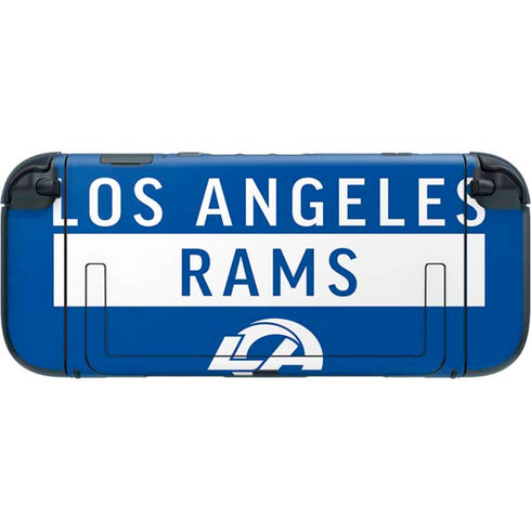 NFL Los Angeles Rams Blue Performance Series Nintendo Switch 2 (2025) with Joy-Con Skin