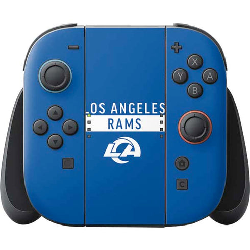 NFL Los Angeles Rams Blue Performance Series Nintendo Skins
