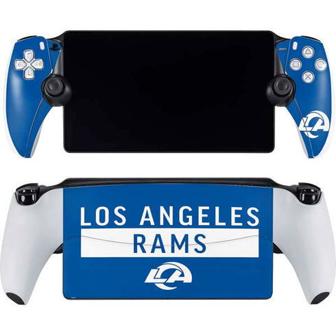 NFL Los Angeles Rams Blue Performance Series PlayStation Portal Remote Player Skin