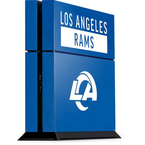 NFL Los Angeles Rams Blue Performance Series PlayStation PS4 Skins