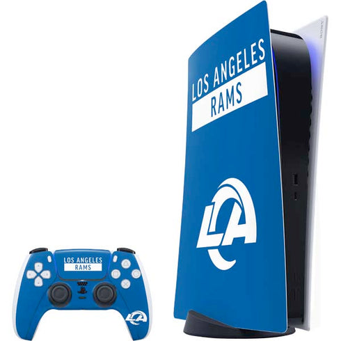 NFL Los Angeles Rams Blue Performance Series PlayStation PS5 Skins