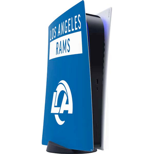 NFL Los Angeles Rams Blue Performance Series PlayStation PS5 Skins