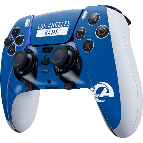NFL Los Angeles Rams Blue Performance Series PS5 DualSense Edge Pro Controller Skin