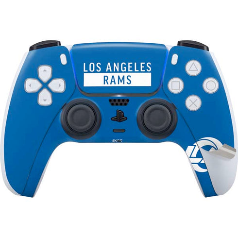NFL Los Angeles Rams Blue Performance Series PS5 Pro Disk Bundle Skin