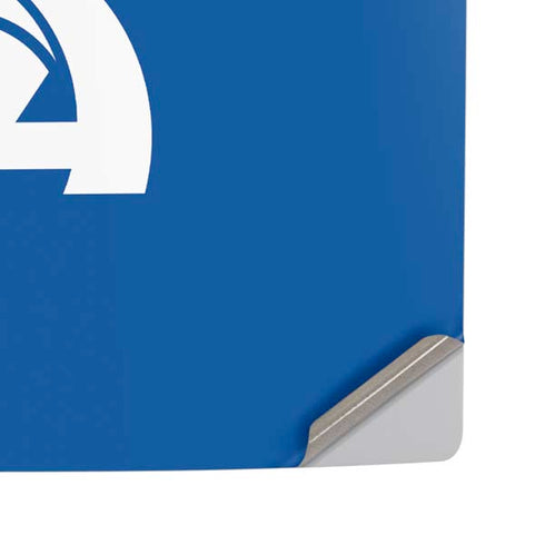 NFL Los Angeles Rams Blue Performance Series PS5 Pro Disk Console Skin