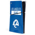 NFL Los Angeles Rams Blue Performance Series PS5 Slim Digital Edition Console Skin