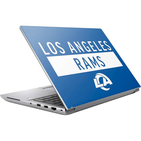 NFL Los Angeles Rams Blue Performance Series HP ZBook Fury 16 G10 Skin
