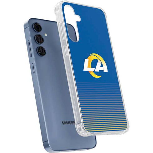NFL Los Angeles Rams Breakaway Galaxy A35 5G Clear Case