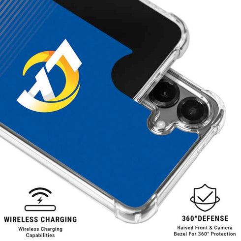 NFL Los Angeles Rams Breakaway Galaxy S26 Plus Clear Case