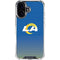 NFL Los Angeles Rams Breakaway iPhone 16 Plus Clear Case