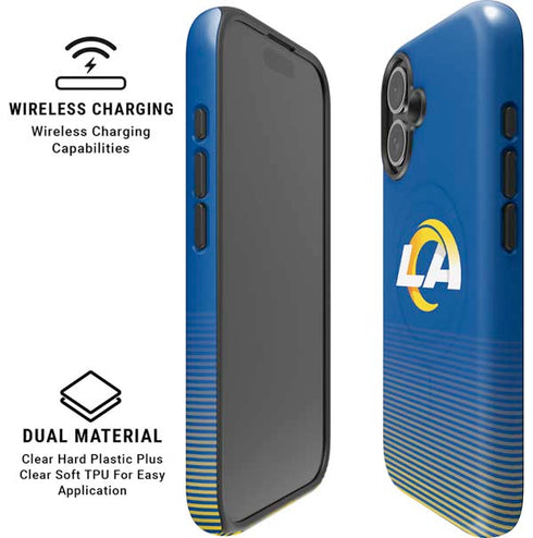 NFL Los Angeles Rams Breakaway iPhone 16 Plus Magsafe Impact Case