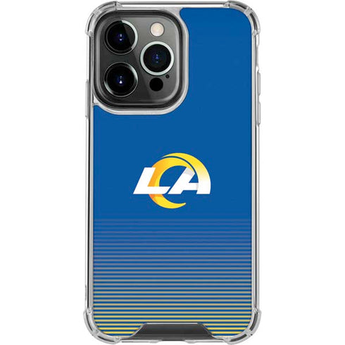 NFL Los Angeles Rams Breakaway iPhone 16 Pro Clear Case