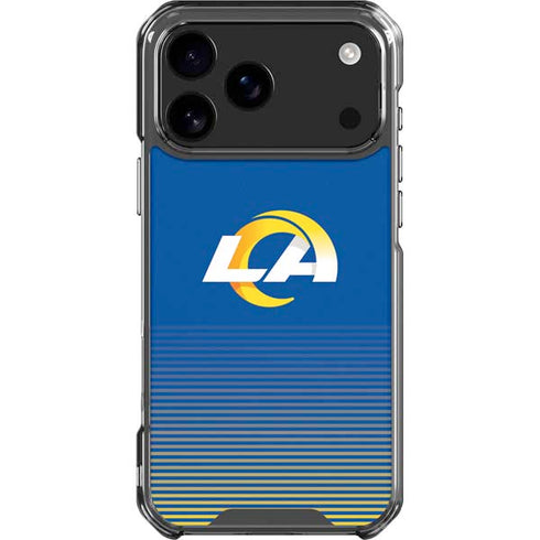 NFL Los Angeles Rams Breakaway iPhone 18 Pro Max Clear Case