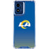 NFL Los Angeles Rams Breakaway Moto G 5G (2024) Clear Case