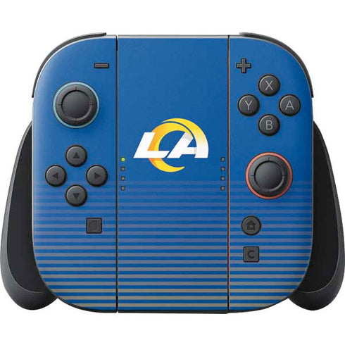 NFL Los Angeles Rams Breakaway Nintendo Switch 2 (2025) Joy-Con Controller Skin