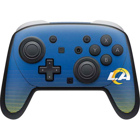 NFL Los Angeles Rams Breakaway Nintendo Switch 2 (2025) Pro Controller Skin