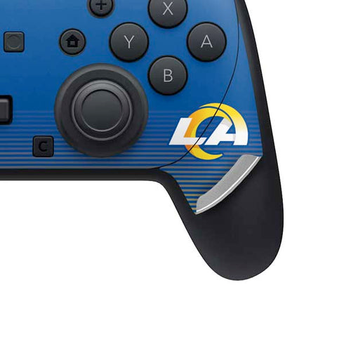 NFL Los Angeles Rams Breakaway Nintendo Switch 2 (2025) Pro Controller Skin