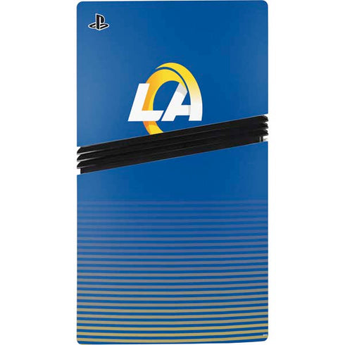 NFL Los Angeles Rams Breakaway PS5 Pro Console Skin