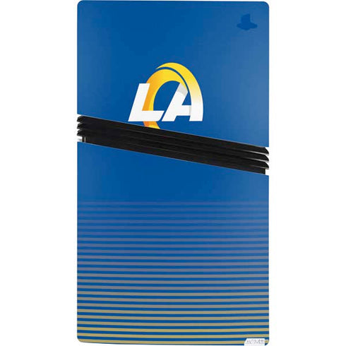 NFL Los Angeles Rams Breakaway PS5 Pro Console Skin
