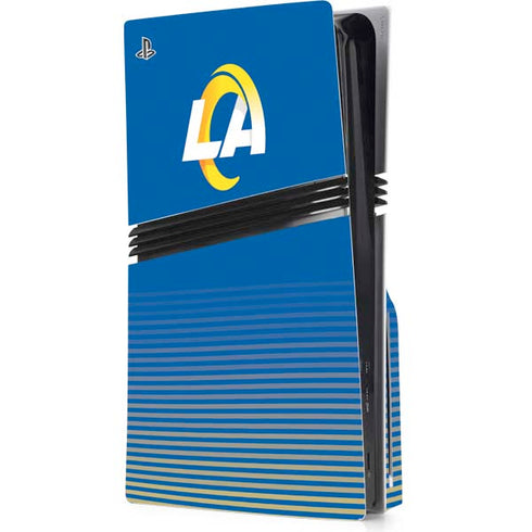 NFL Los Angeles Rams Breakaway PS5 Pro Disk Console Skin