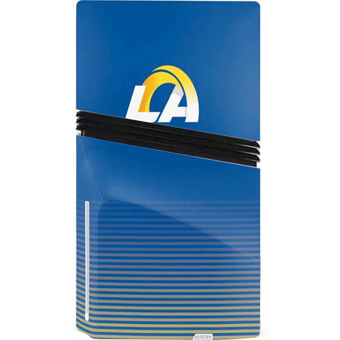 NFL Los Angeles Rams Breakaway PS5 Pro Disk Console Skin