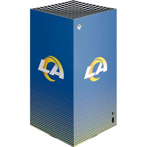 NFL Los Angeles Rams Breakaway XBox Series X Digital Edition Console Skin